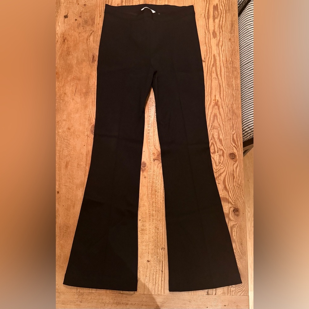 Helmut Lang Black Boot Cut Flare Pants